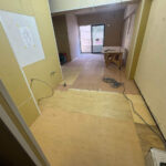 東京都渋谷区のマンションにて、置床工事を行いました。（乾式二重床）【秀和建工】