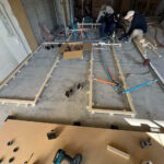 相模原市南区のマンションにて、１day置床工事を行いました。（乾式二重床）【秀和建工】