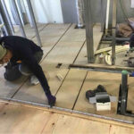 川崎市中原区のマンションにて、置床工事を行いました。（乾式二重床）【秀和建工】