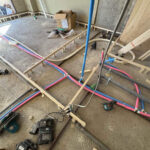 東京都港区南麻布のマンションにて、置床工事を行いました。（乾式二重床）【秀和建工】