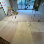 東京都港区南麻布のマンションにて、置床工事を行いました。（乾式二重床）【秀和建工】