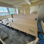 東京都千代田区のビルテナントにて、置床工事を行いました。（乾式二重床）【秀和建工】