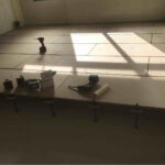 千葉市稲毛区にて、小学校の大規模改造工事に伴う置床工事を行いました。（フリーフロアCP-F）【秀和建工】