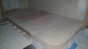 神奈川県茅ケ崎市のアパートにて、置床工事を行いました。（乾式二重床）【秀和建工】