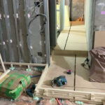 東京都渋谷区のマンションにて、１day置床工事を行いました。（乾式二重床）【秀和建工】