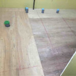 千葉県千葉市の店舗にて、置床工事を行いました。（乾式二重床）【秀和建工】