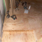 東京都台東区の店舗にて、置床工事を行いました。（乾式二重床）【秀和建工】