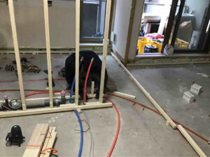 神奈川県大和市のマンションにて、１day置床工事を行いました。（乾式二重床）【秀和建工】