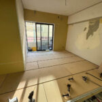 東京都渋谷区のマンションにて、置床工事を行いました。（乾式二重床）【秀和建工】