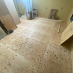 東京都台東区の店舗にて、置床工事を行いました。（乾式二重床）【秀和建工】