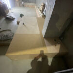 東京都江東区の店舗にて、置床工事を行いました。（乾式二重床）【秀和建工】