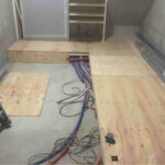 東京都世田谷区のマンションにて、置床工事を行いました。（針葉樹構造用合板12ｍｍ）【秀和建工】