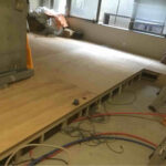 東京都世田谷区のマンションにて、置床工事を行いました。（針葉樹構造用合板12ｍｍ）【秀和建工】