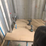 東京都港区のマンションにて、１day置床工事を行いました。（乾式二重床）【秀和建工】