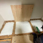 東京都世田谷区のマンションにて、置床工事を行いました。（グラスウール）【秀和建工】