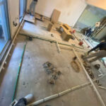 東京都目黒区のマンションにて、１day置床工事を行いました。（乾式二重床）【秀和建工】