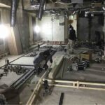 東京都品川区の店舗にて、置床工事を行いました。（乾式二重床）【秀和建工】