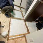 東京都世田谷区のマンションにて、置床工事を行いました。（グラスウール）【秀和建工】