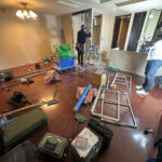 東京都杉並区のマンションにて、１day置床工事を行いました。（乾式二重床）【秀和建工】