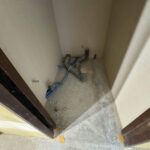 東京都渋谷区のクリニックにて、夜間の置床工事を行いました。（パーチクルボード）【秀和建工】