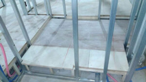 川崎市中原区のマンションにて、１day置床工事を行いました。（乾式二重床）【秀和建工】