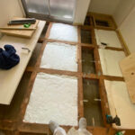 東京都品川区のマンションにて、置床工事を行いました。（グラスウール）【秀和建工】