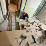 東京都杉並区のマンションにて、１day置床工事を行いました。（乾式二重床）【秀和建工】