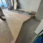 東京都渋谷区のマンションテナントにて、置床工事を行いました。（乾式二重床）【秀和建工】