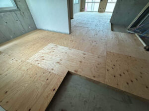 埼玉県蕨市にて、マンションの１day置床工事を行いました。（乾式二重床）【秀和建工】