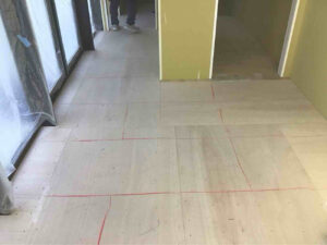 神奈川県藤沢市にて、マンションの置床工事を行いました。(乾式二重床)【秀和建工】
