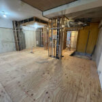 東京都品川区にて、マンションの１day置床工事を行いました。（乾式二重床）【秀和建工】