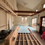 東京都杉並区にて、戸建住宅の置床工事を行いました。（ラワン構造用合板12ｍｍ）【秀和建工】