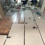 川崎市宮前区にて、店舗の置床工事を行いました。（乾式二重床）【秀和建工】