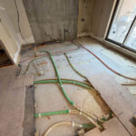 東京都中央区にて、マンションの置床工事を行いました。(乾式二重床)【秀和建工】