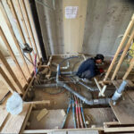 東京都品川区にて、マンションの置床工事を行いました。(乾式二重床)【秀和建工】