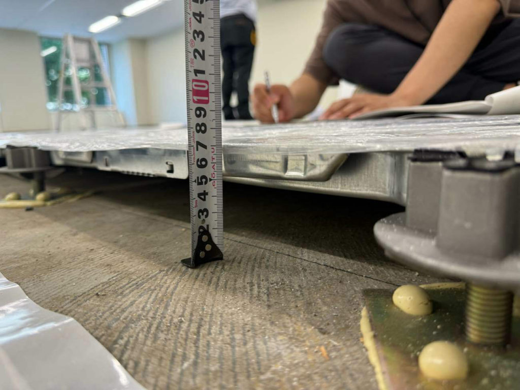 事務所改修 ＯＡフロア再調整 東京都新宿区