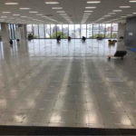 東京都大田区のオフィスにて、ＯＡフロア復旧工事を行いました。（秀和建工）