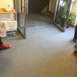 東京都台東区のオフィスにて、タイルカーペット張替え工事を行いました。（TAJIMA製タイルカーペット）【秀和建工】