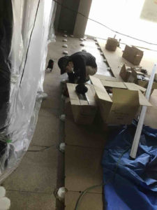 埼玉県上尾市の店舗にて、OAフロア工事を行いました。（フクビLM2000）【秀和建工】