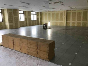 神奈川県大和市のオフィスにて、OAフロア工事を行いました。【秀和建工】