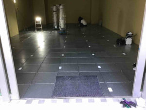 埼玉県さいたま市の店舗にて、OAフロア工事を行いました。【秀和建工】