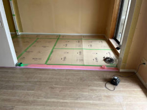 東京都三鷹市のマンションにて、防音フロア工事を行いました。【秀和建工】