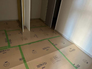 東京都中央区のマンションにて、防音フロア工事を行いました。【秀和建工】