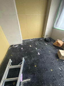 オフィス改修工事 OAフロア工事 東京都中央区（フクビ化学工業TN-50）【秀和建工】