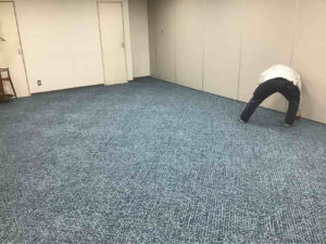 オフィスのタイルカーペット張替工事 東京都台東区（TAJIMA製タイルカーペットTSC-349）【秀和建工】