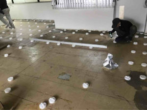 東京都港区にあるビルにて、改修工事に伴うオフィスのOAフロア工事を行いました。（LM3000）【秀和建工】