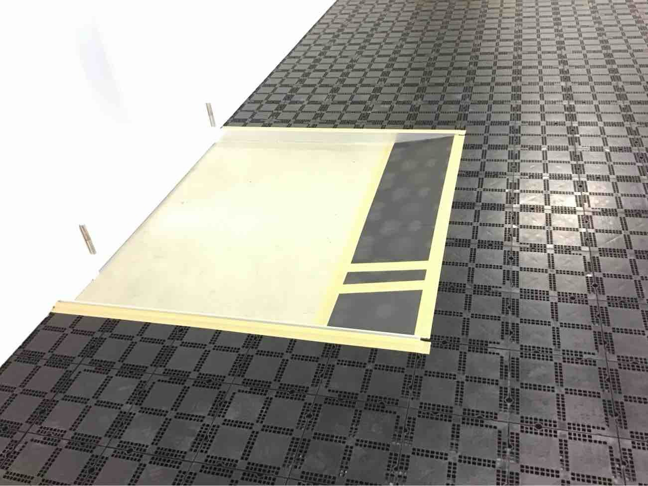 東京都大田区のオフィスにて、ステップライン樹脂OA工事を行いました。【秀和建工】