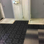 東京都大田区のオフィスにて、ステップライン樹脂OA工事を行いました。【秀和建工】